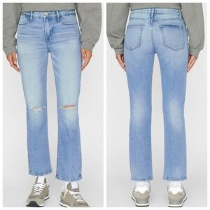Frame Le High Straight in Demarco Rips Size 25